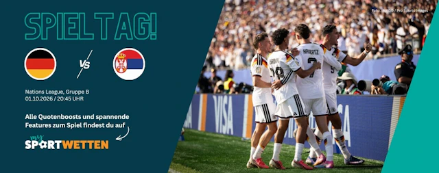 Banner Deutschland Serbien Oktober 2026
