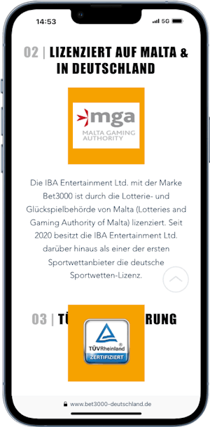 Bet3000 Deutsche Wettlizenz