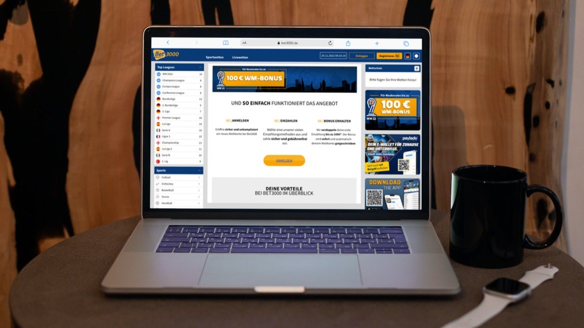 WM-Angebot: Der Bet3000 WM-Bonus
