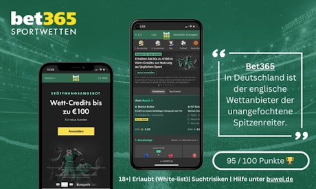 Bet365 ist bester Wettanbieter 2024