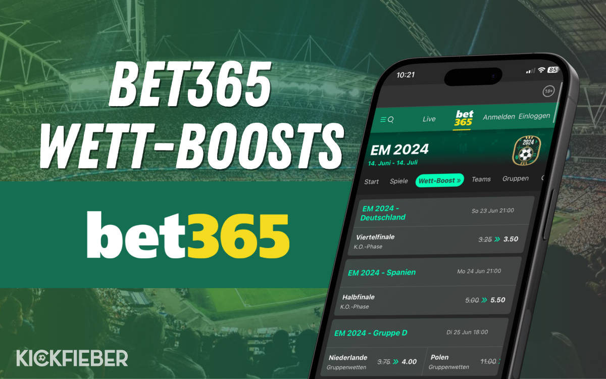 EM-Angebot: Die bet365 Wett-Boosts