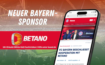 Betano wird Sponsor des FC Bayern Muenchen