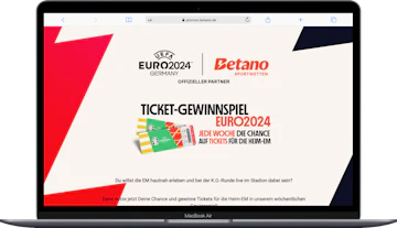 Betano EM Tickets gewinnen