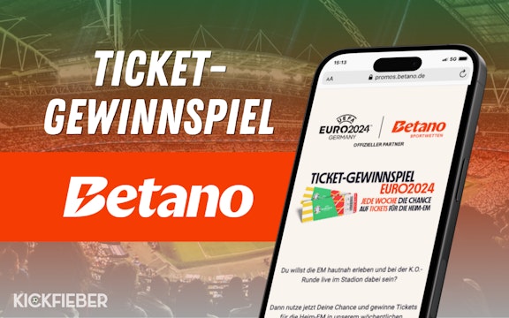 Betano Ticket Gewinnspiel EM