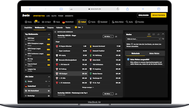 Bwin Bundesliga Sieger Quoten 202526