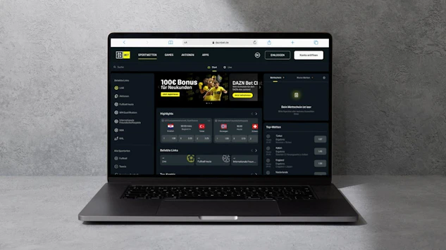 DAZN Bet Willkommensbonus 100 EUR Einzahlungsbonus