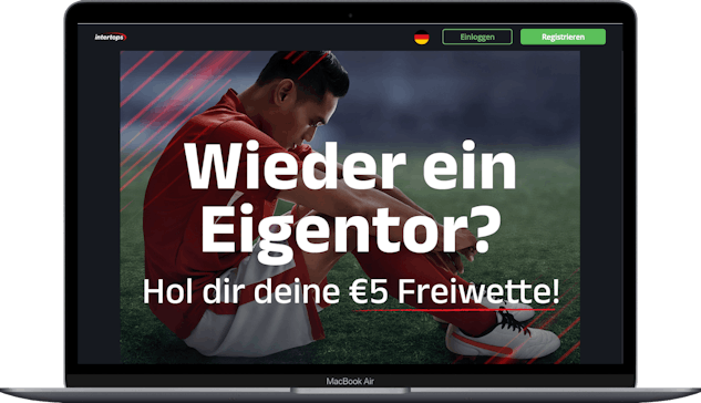 Intertops Eigentor Freiwetten sichern
