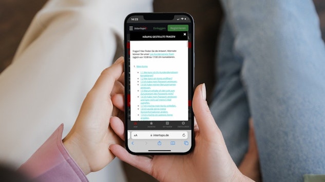 Intertops Kundenservice