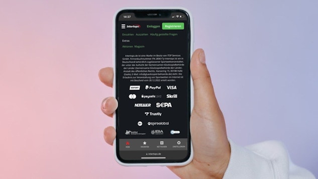 Intertops Zahlungsmethoden 2024