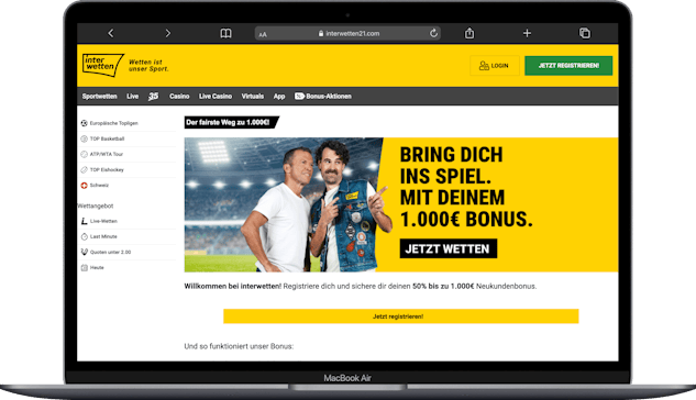 Interwetten Sportwetten Bonus Schweiz