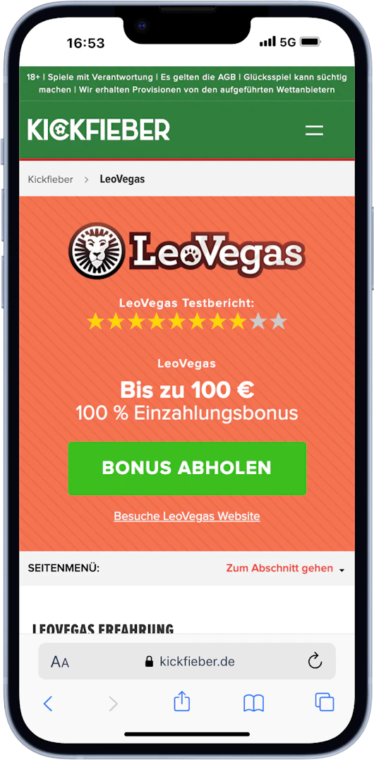 Leovegas app