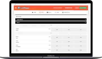 Leovegas Serie A Wetten und Quoten