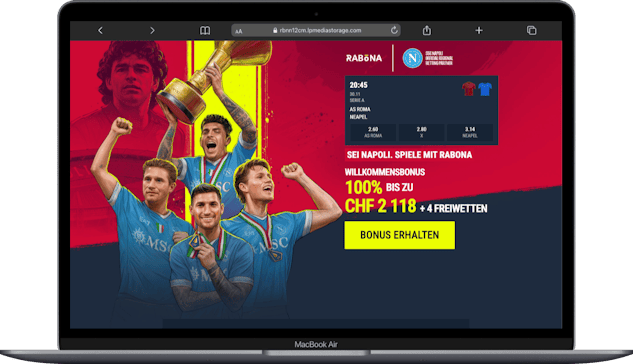 Rabona Sportwetten Bonus Schweiz