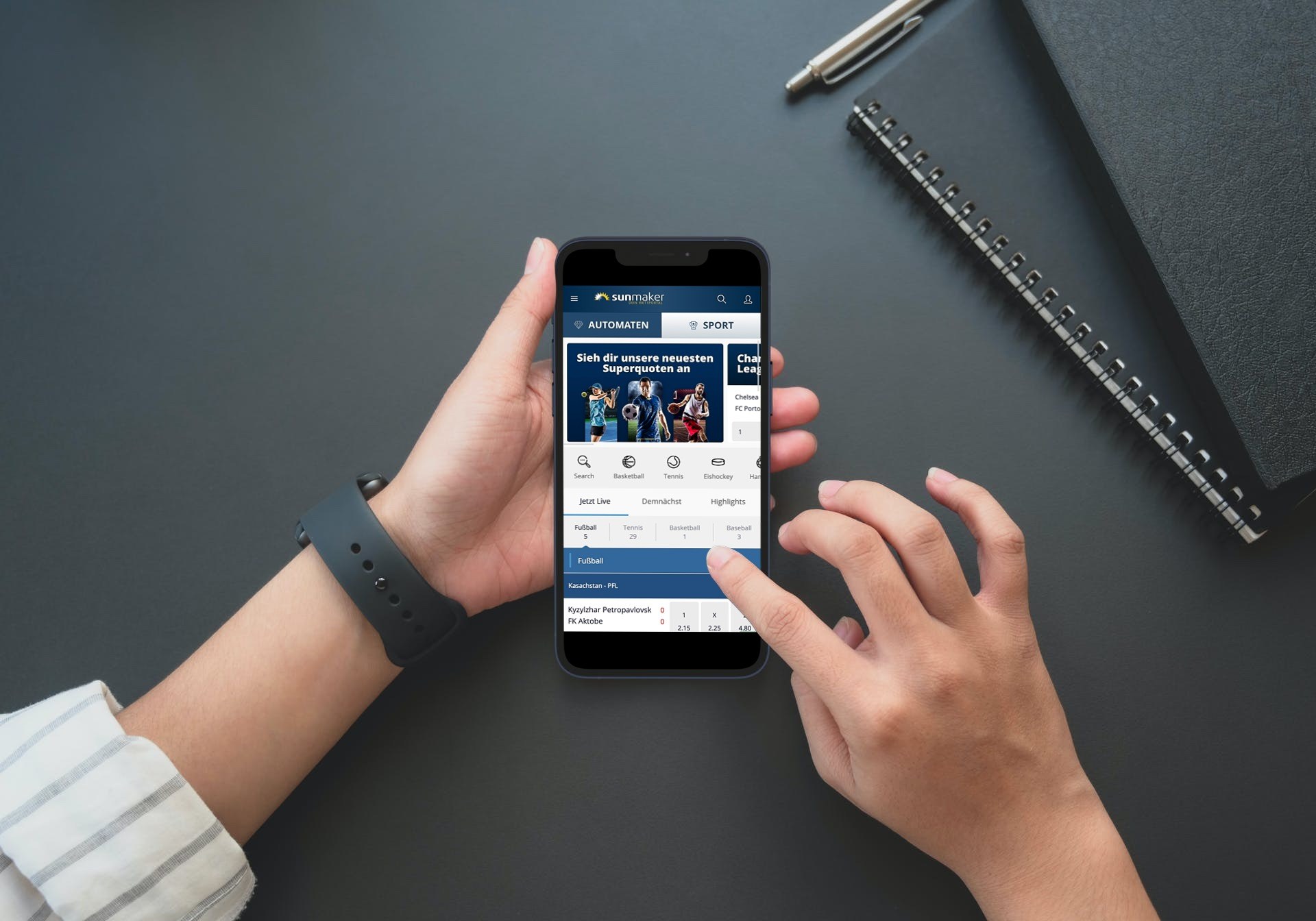 Sunmaker Mobile Website