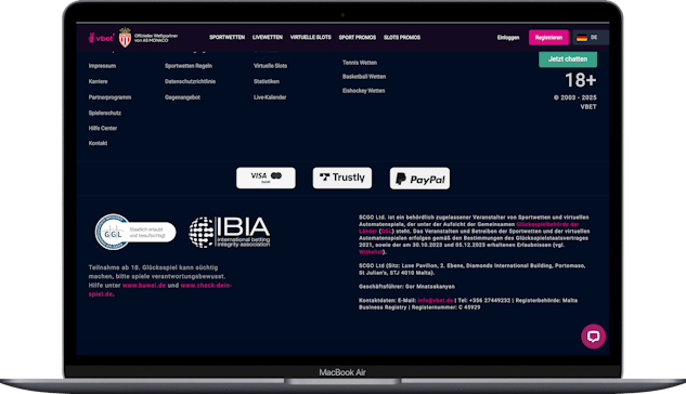 Vbet Zahlungsmethoden 2025