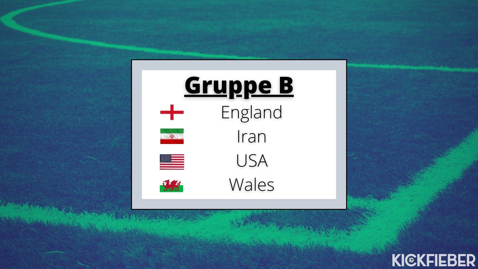 WM 2022 Gruppe B: Spielplan, Teams & Gruppensieger Quoten