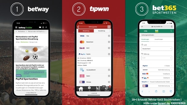 Wettanbieter Vergleich Beste Wettanbieter Paypal3