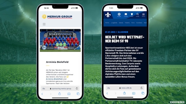 Wettanbieter Zweite Bundesliga Sponsorings Bielefeld Darmstadt 2025