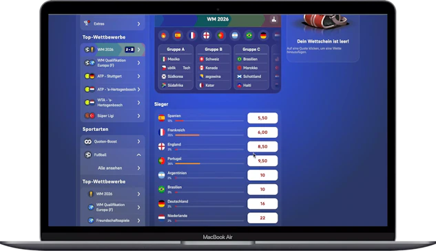 Winamax WM 2026 Langzeitwetten
