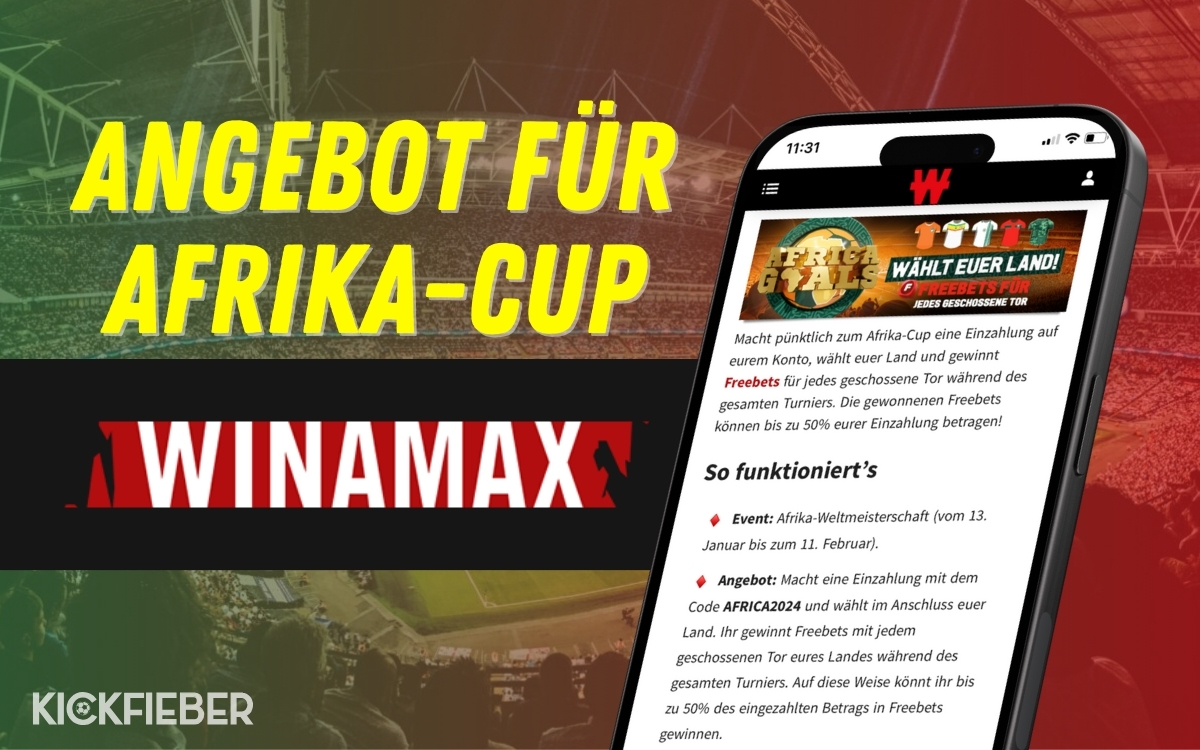 Winamax mit Africa-Goals-Angebot für den Afrika-Cup