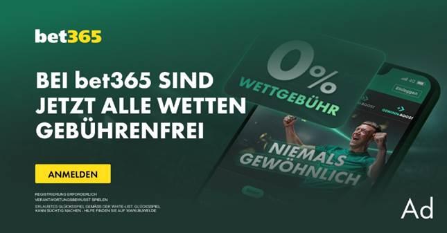Ab sofort steuerfreie Wetten bei Bet365