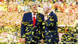 Donald Trump und Gianni Infantino bei der WM 2026 im Juli 2026