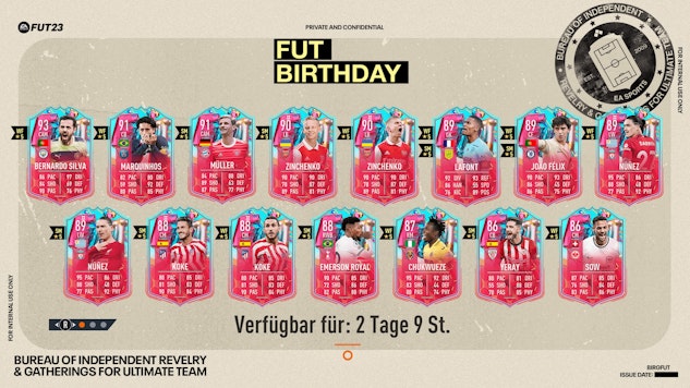 FIFA 23 FUT Ze Im Menue 45