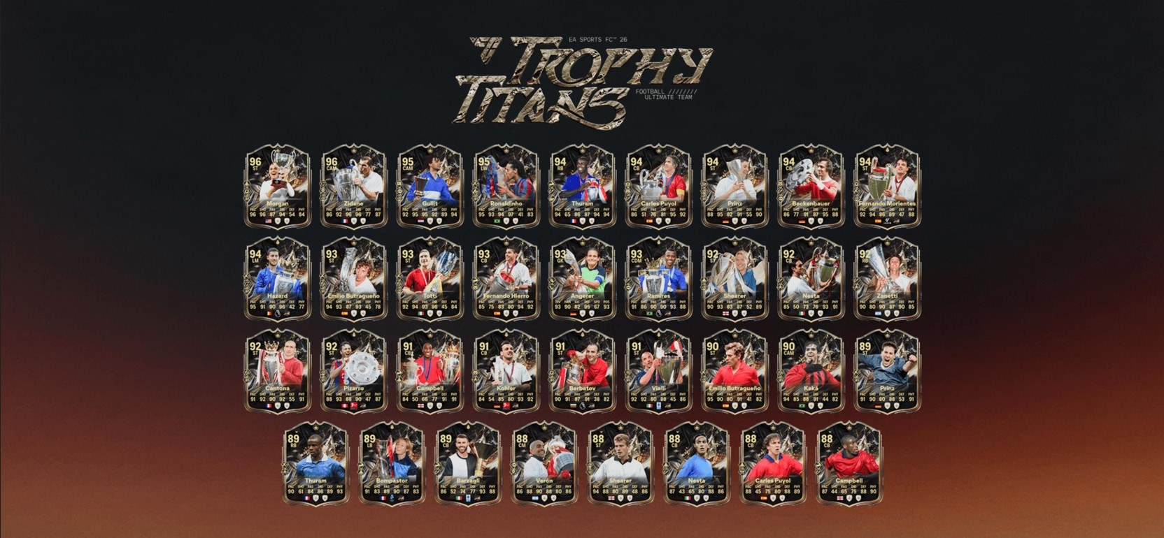 Trophy Titans in EAFC26! Icons und Heroes für alle!