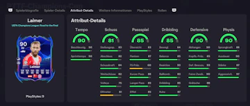Laimer Stats