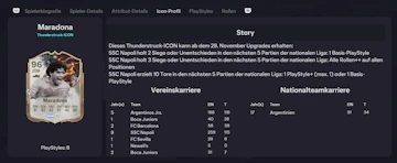 Maradona Upgrades