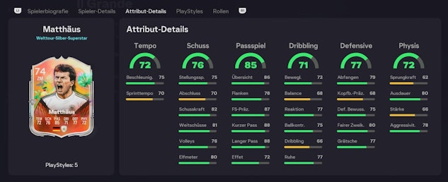 Matthaeus Stats