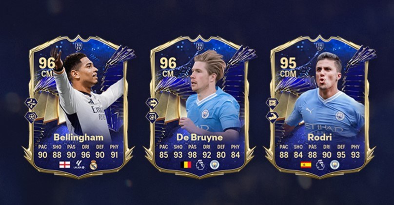 EAFC24 geht mit den Mittelfeldspielern im TOTY in die nächste Runde!