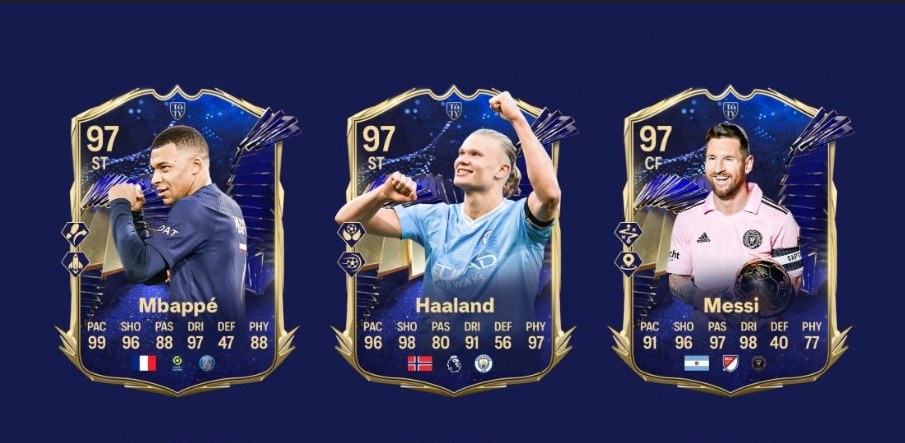 Das Men Team-of-the-Year in EAFC24 ist in Packs! Auf geht´s!