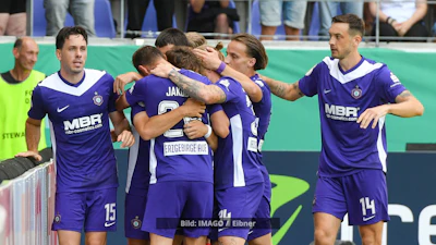 Erzgebirge Aue Team Jubel