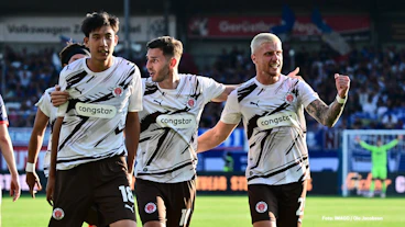 FC St Pauli beim Jubel im August 2026