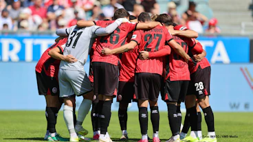 Team des SV Wehen Wiesbaden im Juli 2026