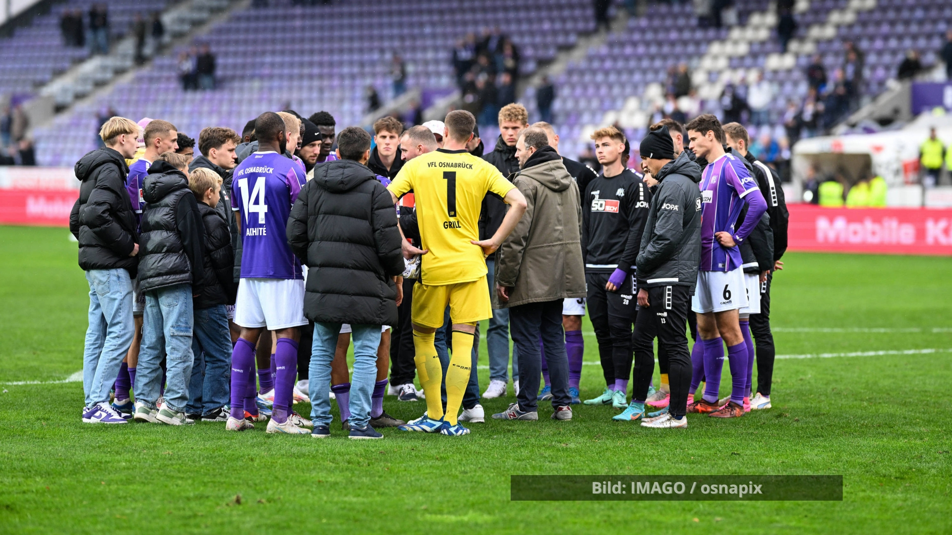 VfL Osnabrück - die Tendenz geht in Richtung Abstieg