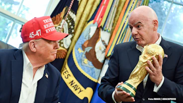 Donald Trump und Gianni Infantino im August 2025