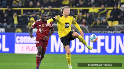 Haaland Upamecano BVB Bayern