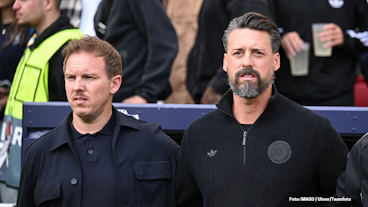 Julian Nagelsmann und Sandro Wagner im Juni 2025