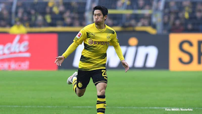 Shinji Kagawa von Borussia Dortmund im Februar 2018