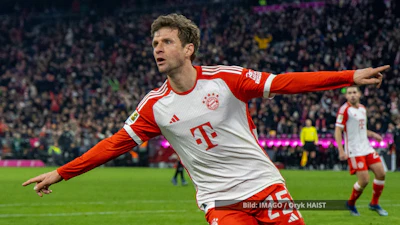 Thomas Mueller Jubel FC Bayern Muenchen
