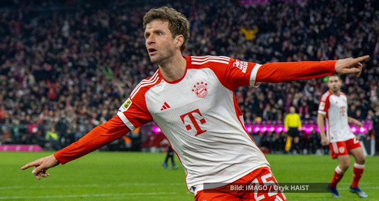 Thomas Müller könnte bald die 500-Spiele-Marke knacken
