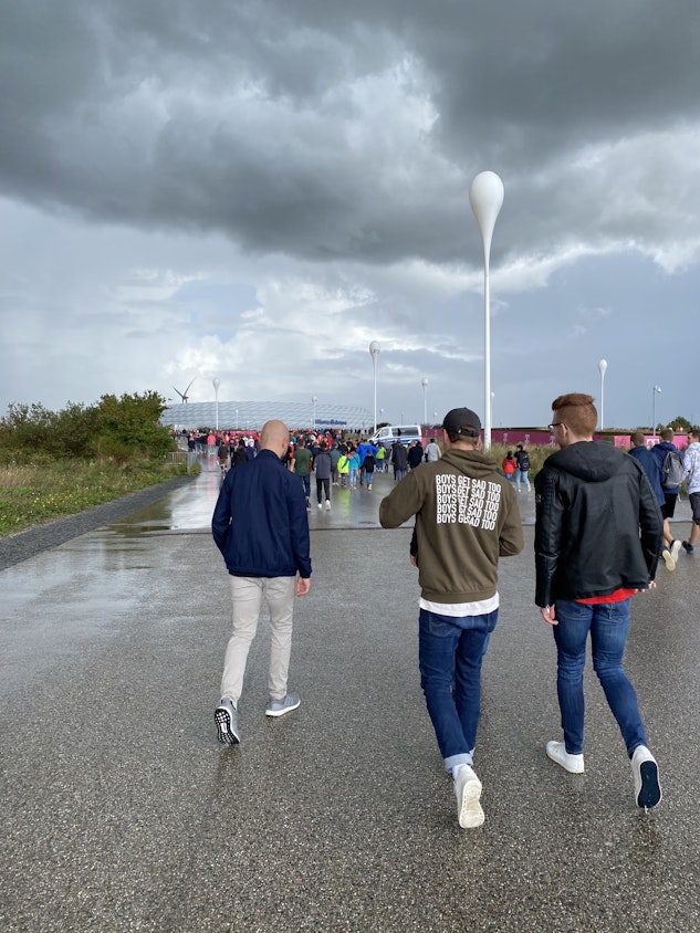 Allianz Arena Ankunft