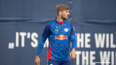 Timo Werner im Training bei RB Leipzig