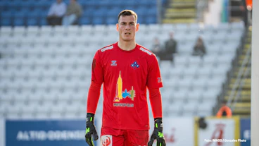 Lennart Moser von Kolding IF im Maerz 2025