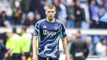 Anton Gaaei von Ajax Amsterdam im Mai 2026