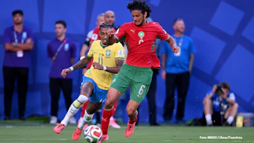 Ayyoub Bouaddi gegen Brasilien