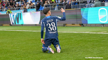 Deniz Zeitler von der TSG Hoffenheim U23 im Februar 2026