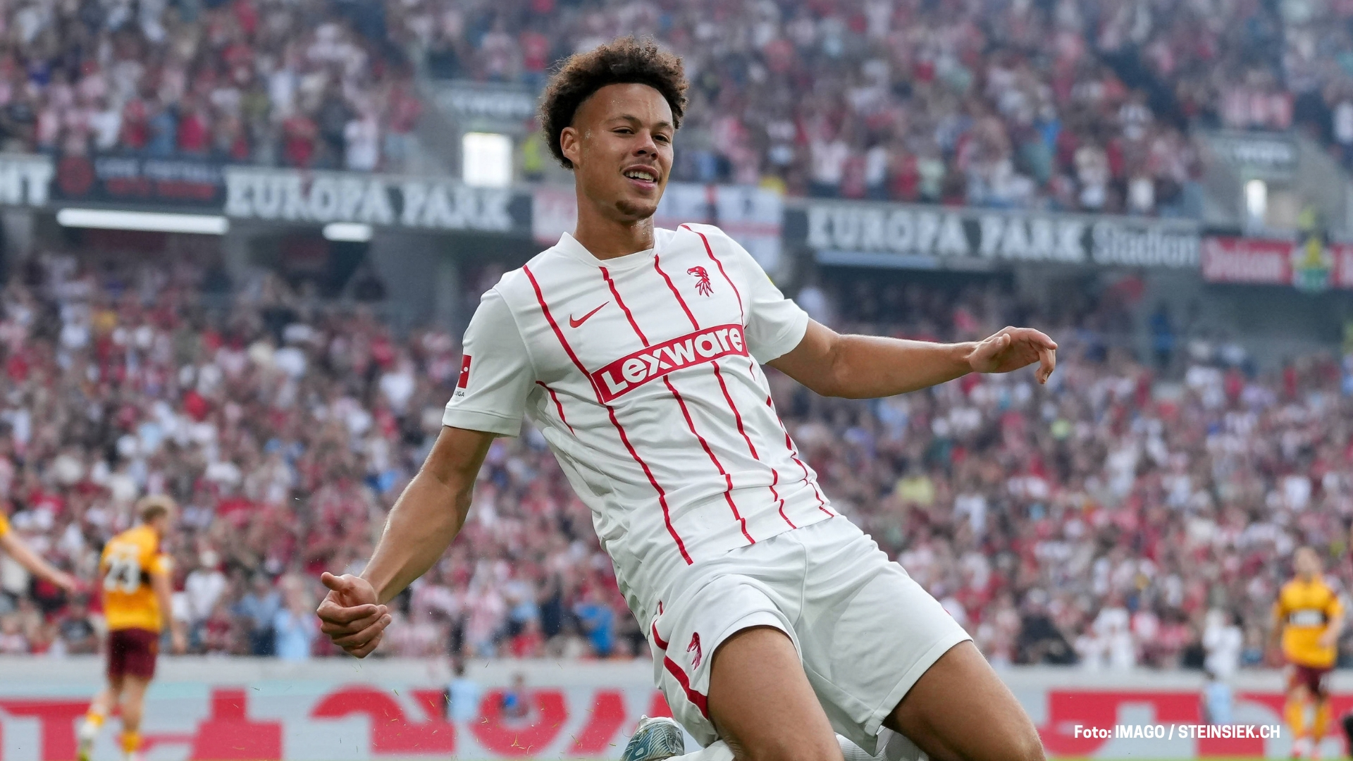 Derry Scherhant vom SC Freiburg im August 2026